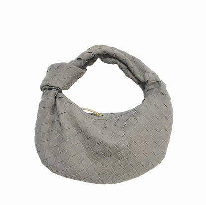 Woven Croissant Knotted Handbag Underarm Hand Bag