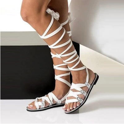 Beach strap flat sandals