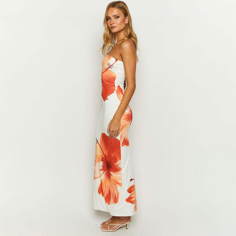 Reanna Printed Waist-controlled Maxi Dress