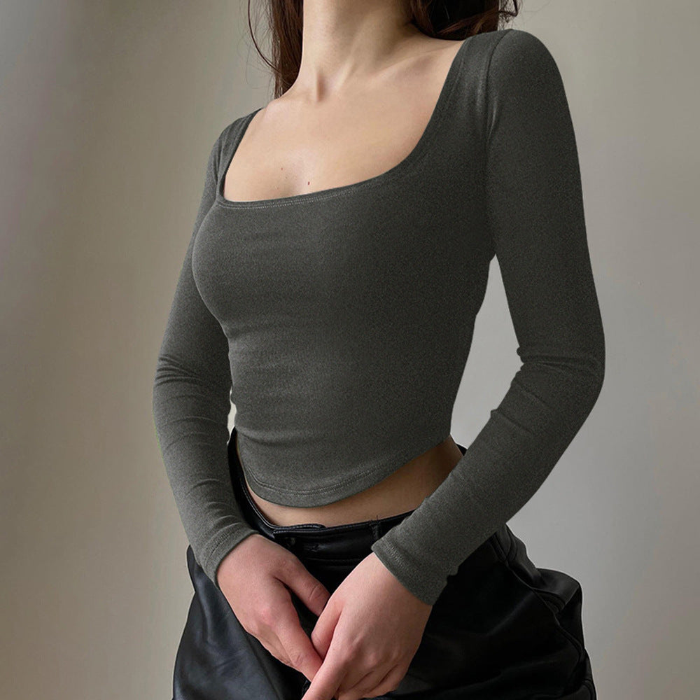 Slim Sexy And Simple Casual Top