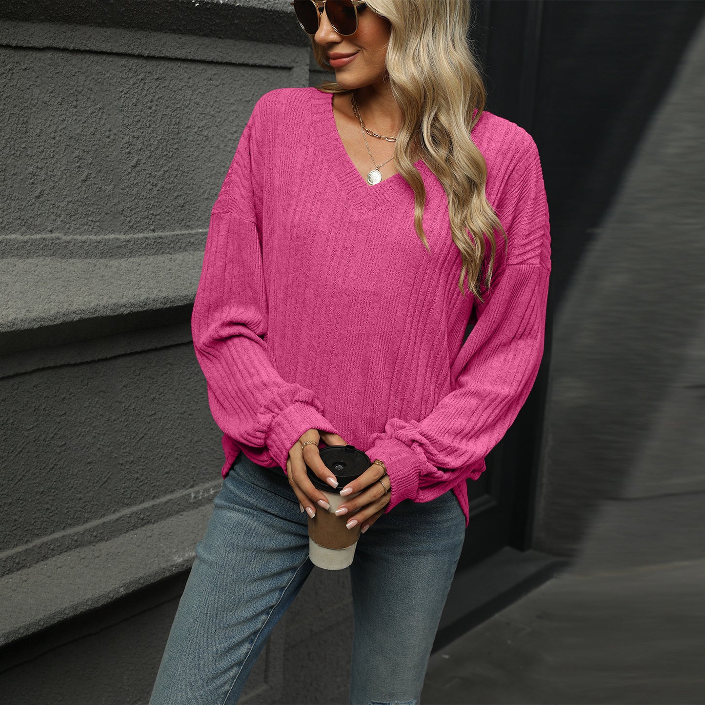 Casual Long Sleeve T-shirt Top Women's Clothing