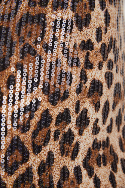 New In Town Leopard Print Mini Dress