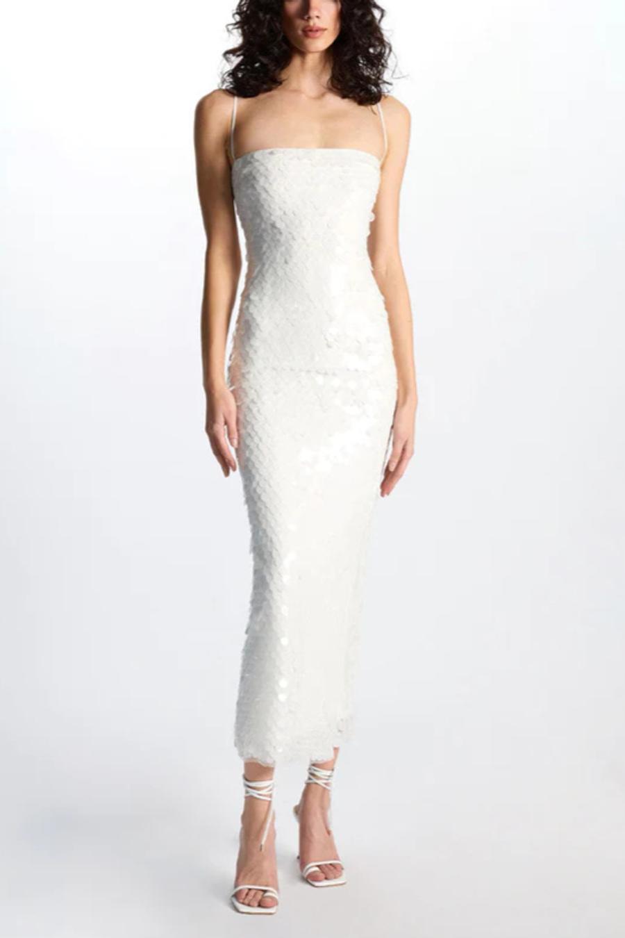 Mara Sling Sequin Dress