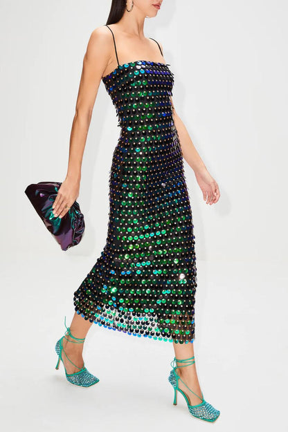 Mara Sling Sequin Dress