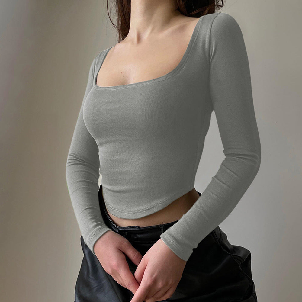 Slim Sexy And Simple Casual Top