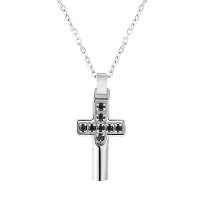 Classic Diamond Cross Necklace Pendant