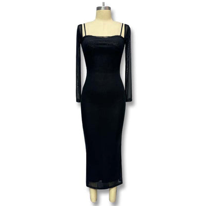 Slim-fit Sheath Split Dress Women