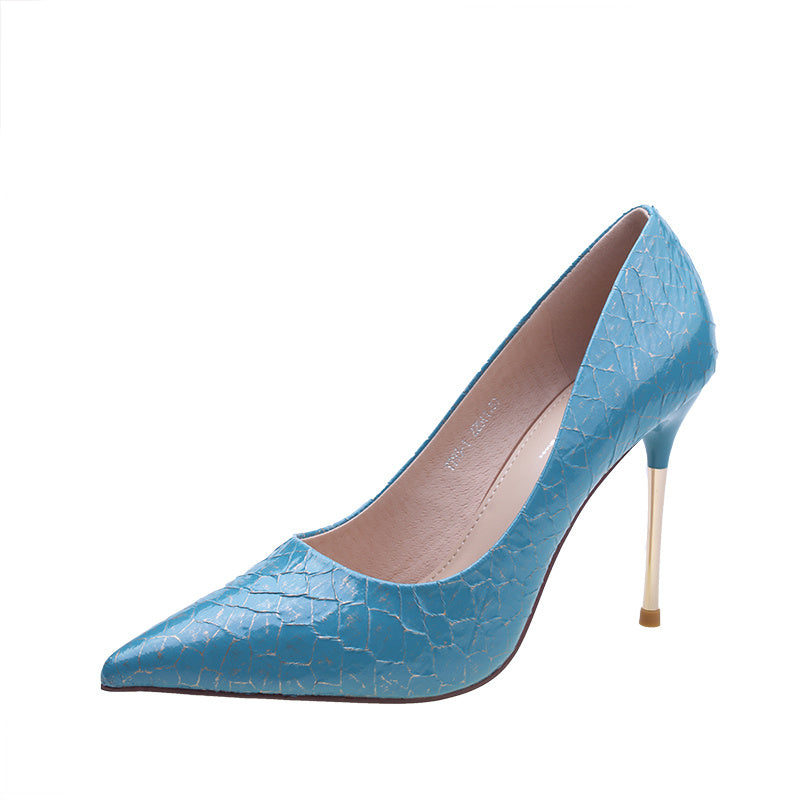 High Heels Stiletto Pointed Toe Niche Design Sense Temperament Single Shoes