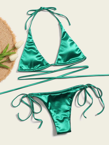 Amora Beach Bikini Split Swimsuit