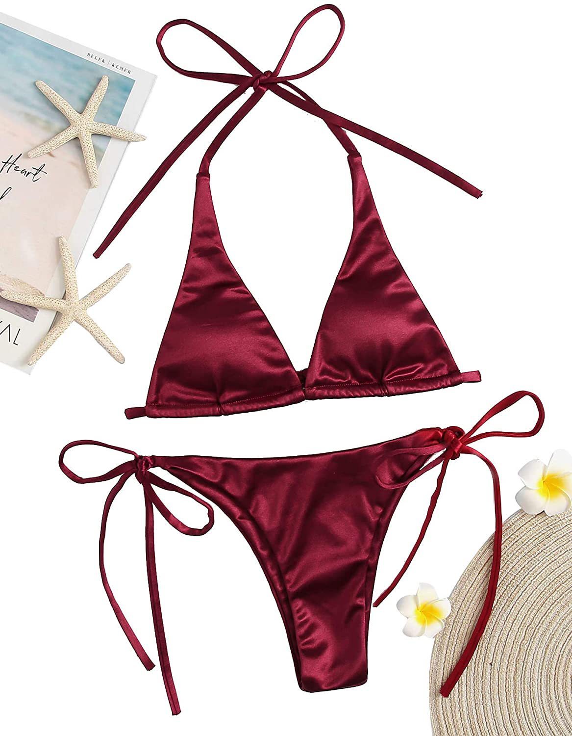 Amora Beach Bikini Split Swimsuit