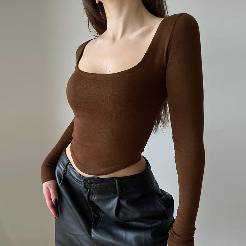 Slim Sexy And Simple Casual Top